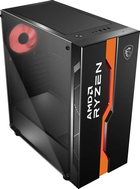 MSI MAG VAMPIRIC 011C Black AMD Ryzen Edition Mid Tower .